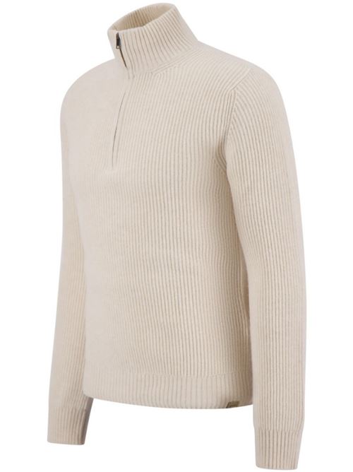 wool cash ribbed half-zip WOOLRICH | CFWOKN2024MRUF5032.853